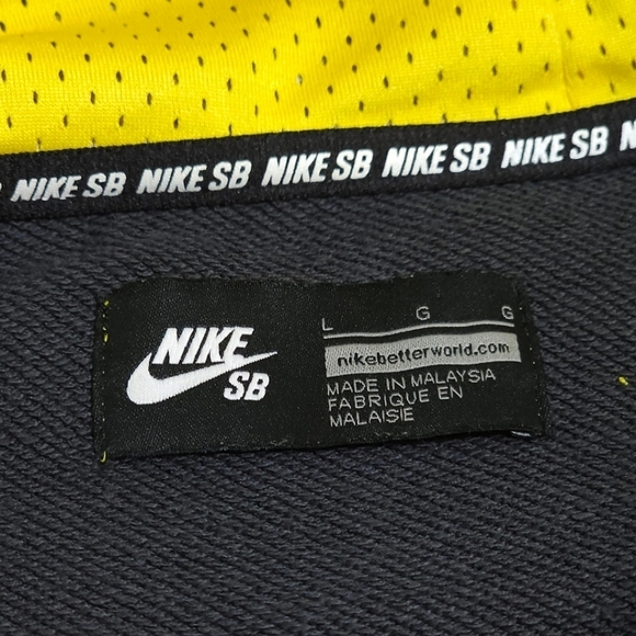 Nike SB Everett Repel Yellow Anorak Hoodie Jacket Size Large - Picture 7 of 14
